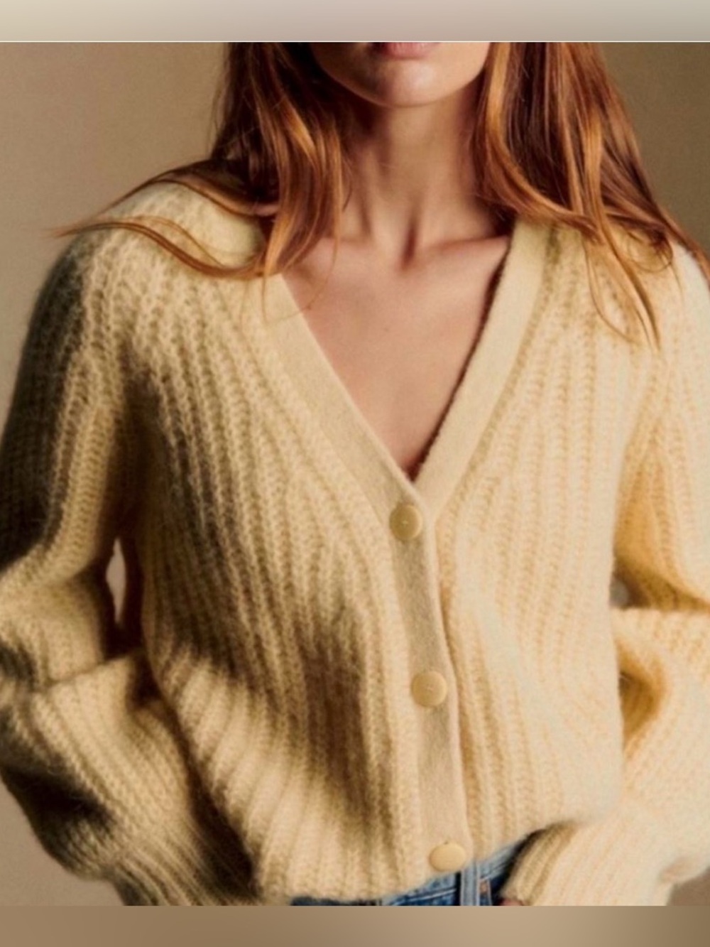 Sézane Basile Pastel Yellow